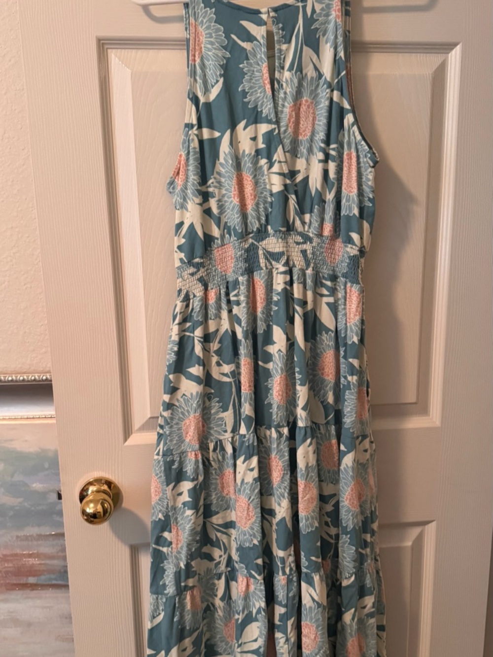 Market & Spruce from Stitch Fix Floral Midi Dress-XL, worn once - Picture 5 of 7